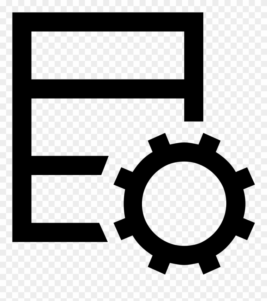 System Administrator Computer Network Connection Database - Machinery Symbol Clipart