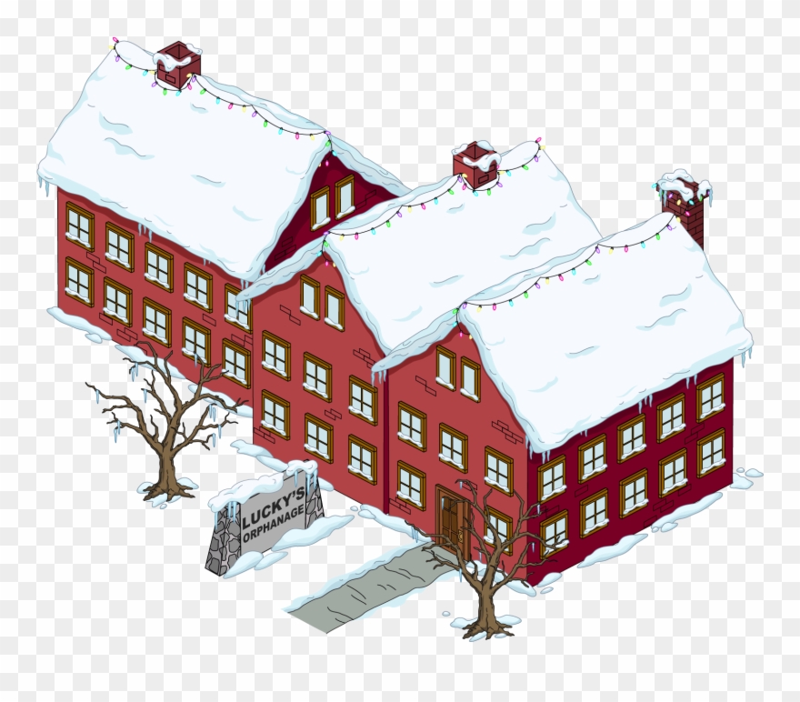 Building Luckysorphanage Christmas - Snow Clipart