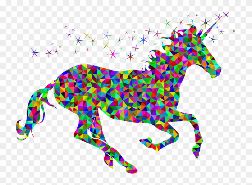 Unicorns Transparent Small - Unicorn Pillow Case Clipart