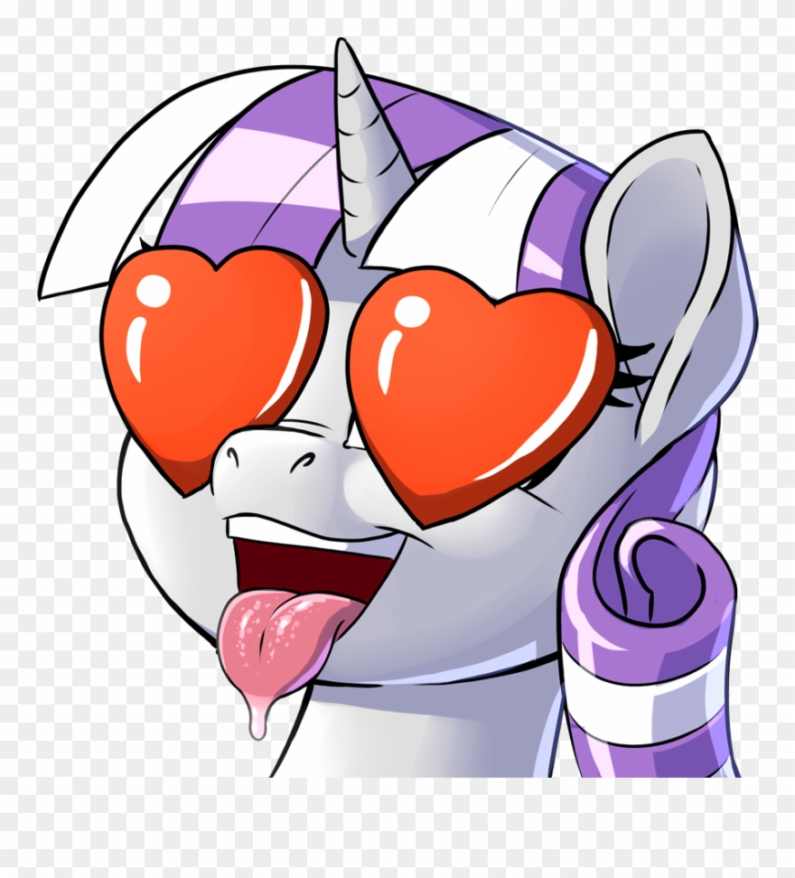 Patreon, Patreon Logo, Pony, Portrait, Simple Background, - Ahegao Heart Eyes Clipart