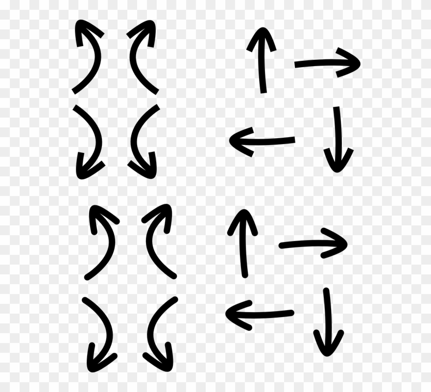 Direction Arrows Cliparts 8, Buy Clip Art - Set Of Arrows Png Transparent Png