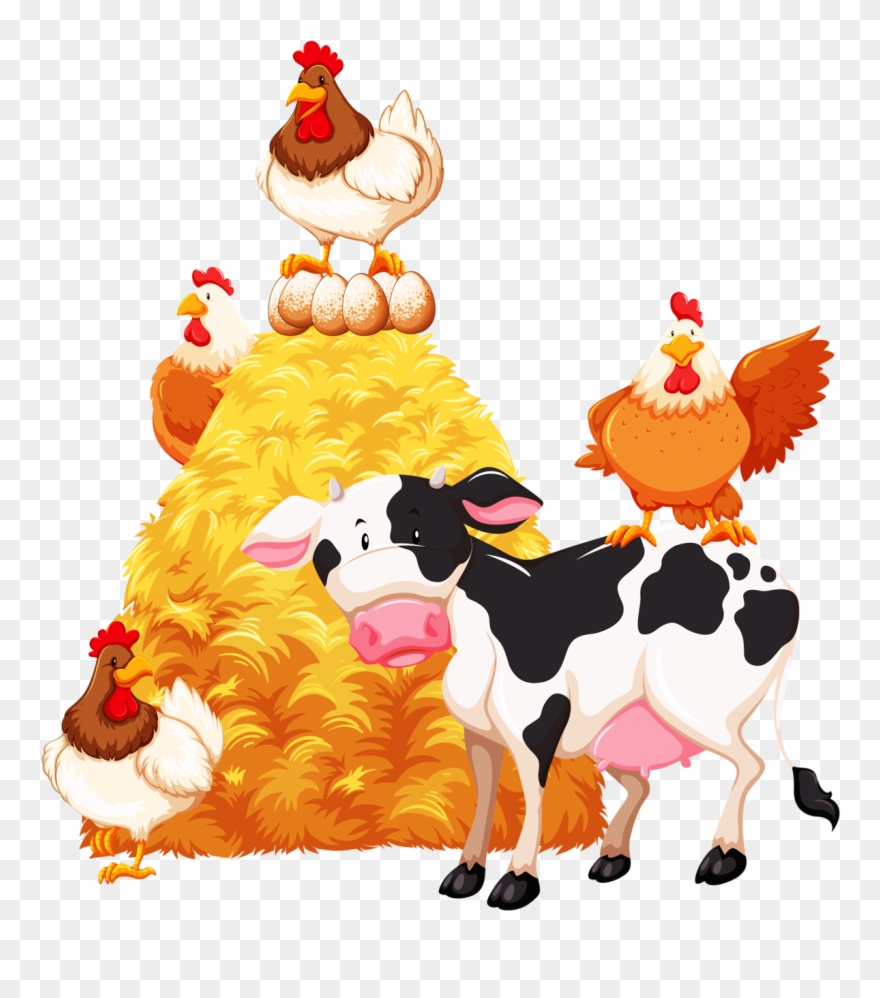 Фотки Sunday School Themes, Cartoon Cow, Farm Fun, - Farma Clipart - Png Download