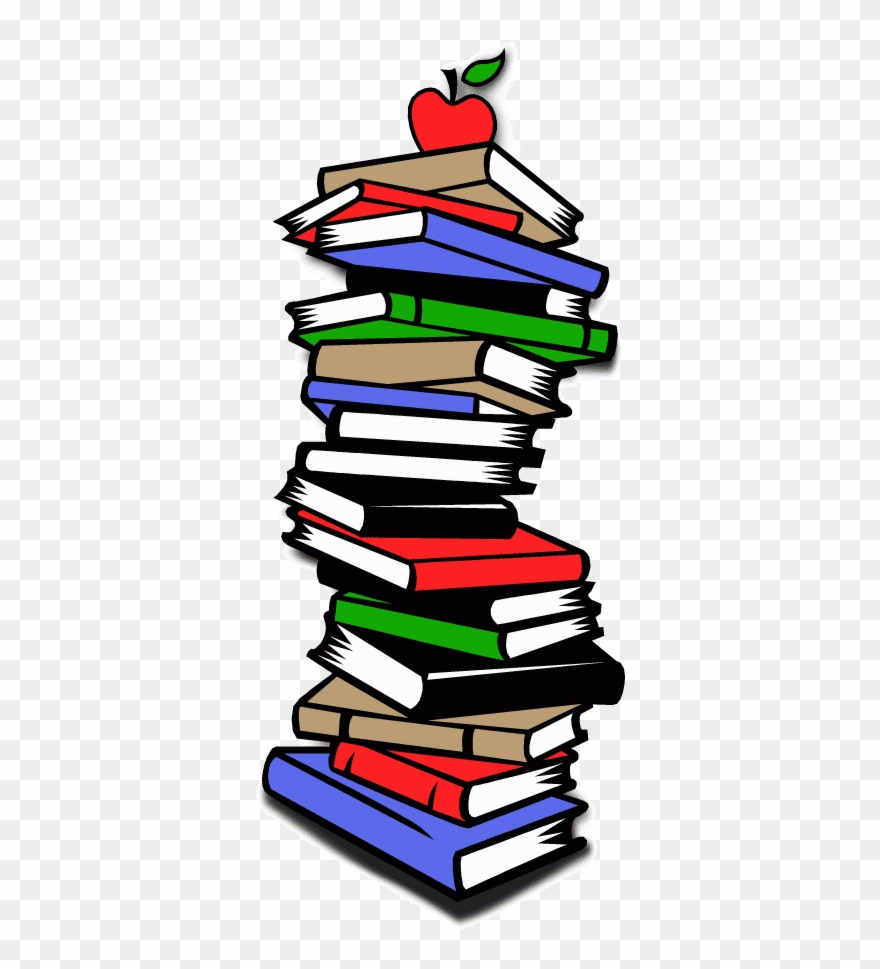 Clipart, Stack Of Books Clipart 19 Pile Of Books Graphic - Clip Art School Books - Png Download