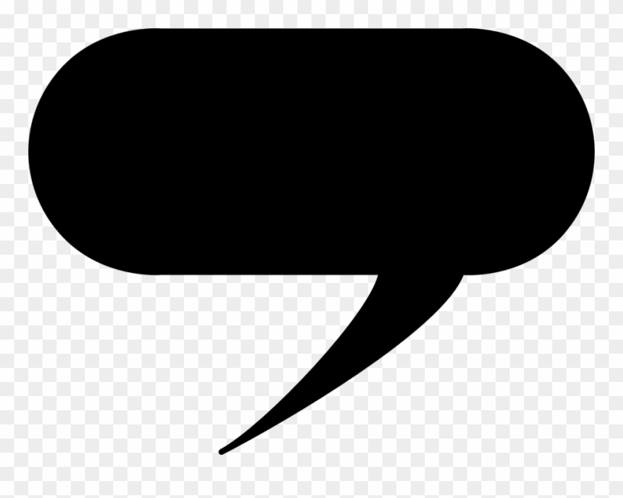 Comment Bubble 14, Buy Clip Art - Black Speech Bubble Transparent - Png Download