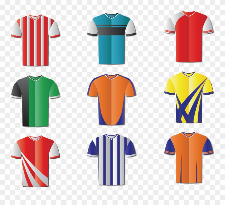 Sports Wear Clipart La Ropa - Camisolas De Futbol Animadas - Png Download