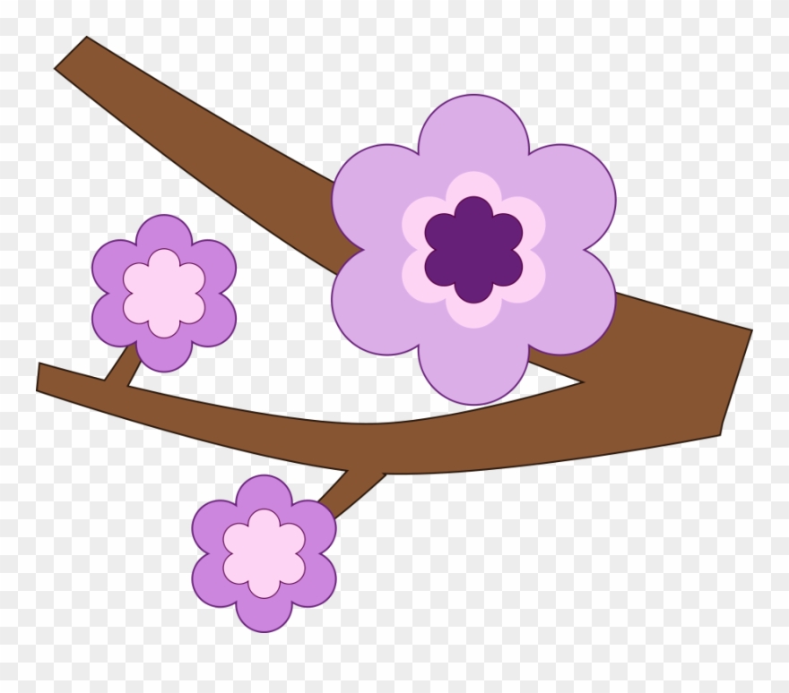 Lilac Flower Cliparts 7, Buy Clip Art - Rama Con Flores Animada Png Transparent Png