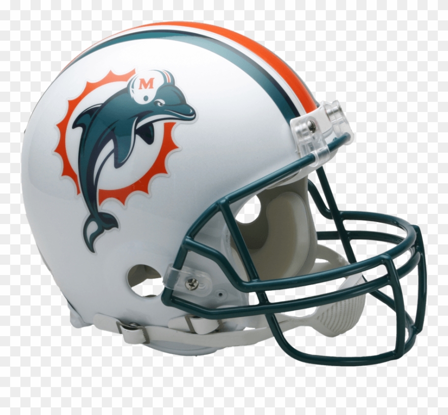 Helmet Clipart Miami Dolphins - Miami Dolphins Authentic Proline Riddell Full Size - Png Download