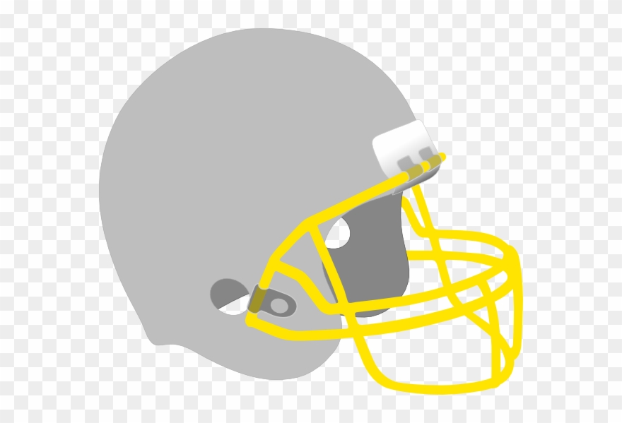 This Free Clip Arts Design Of Football Helmet Gray - Png Download