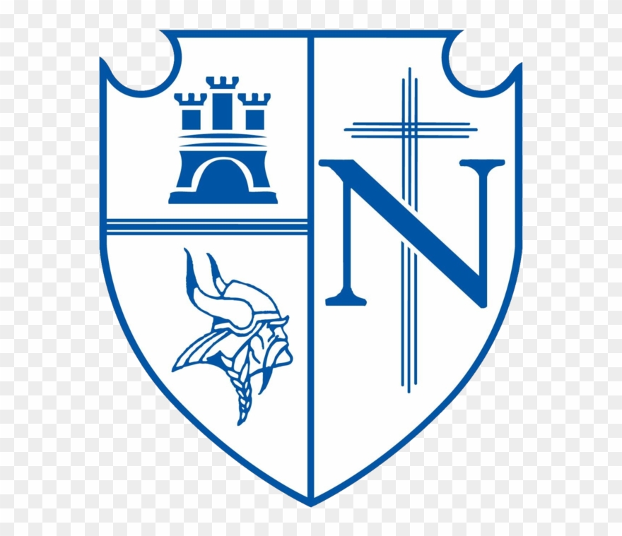 Varsity Football - Nolan Catholic High School Logo Clipart