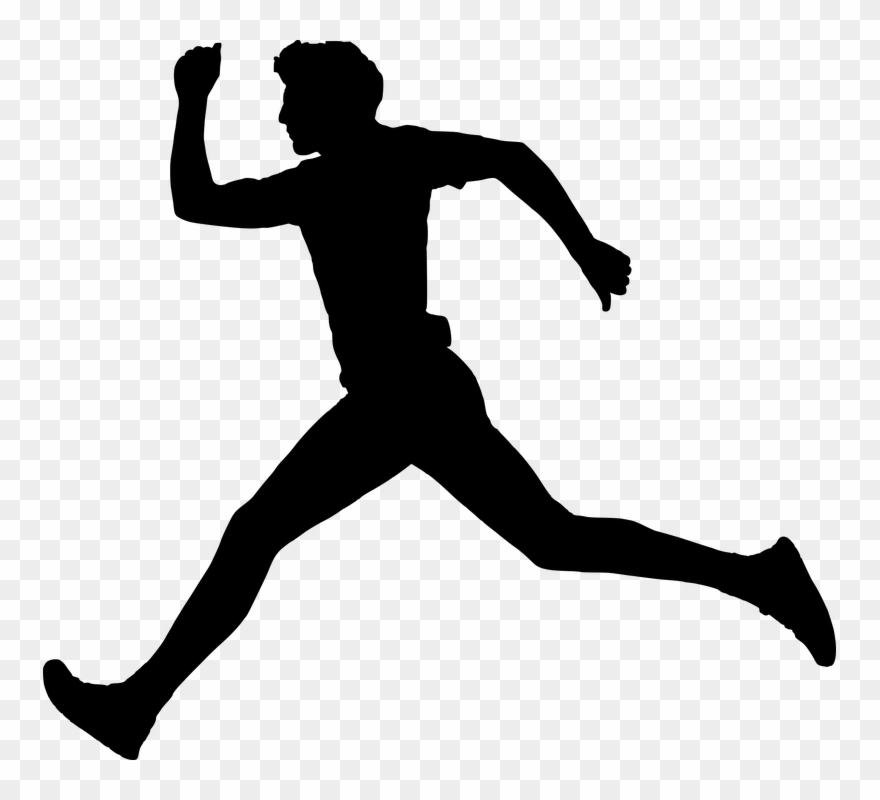 Person Running Clipart 29, Buy Clip Art - Velocidad Deporte - Png Download