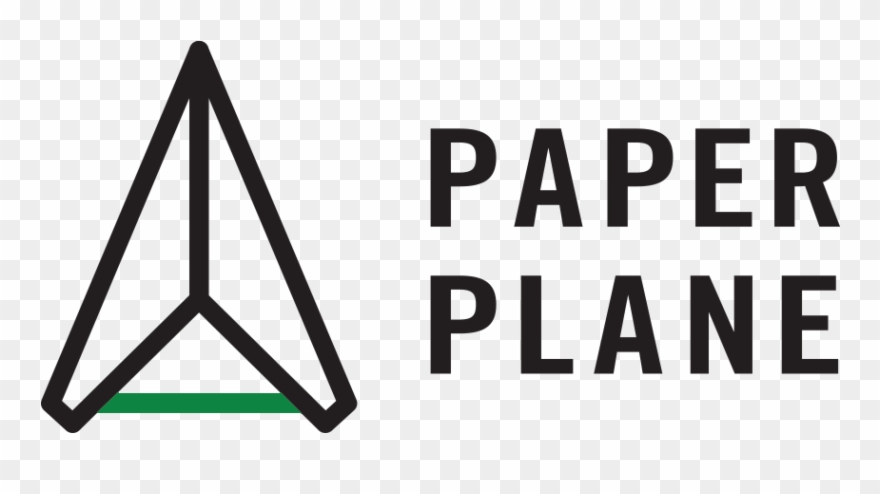 Paper Plane Hostel Logo Clipart