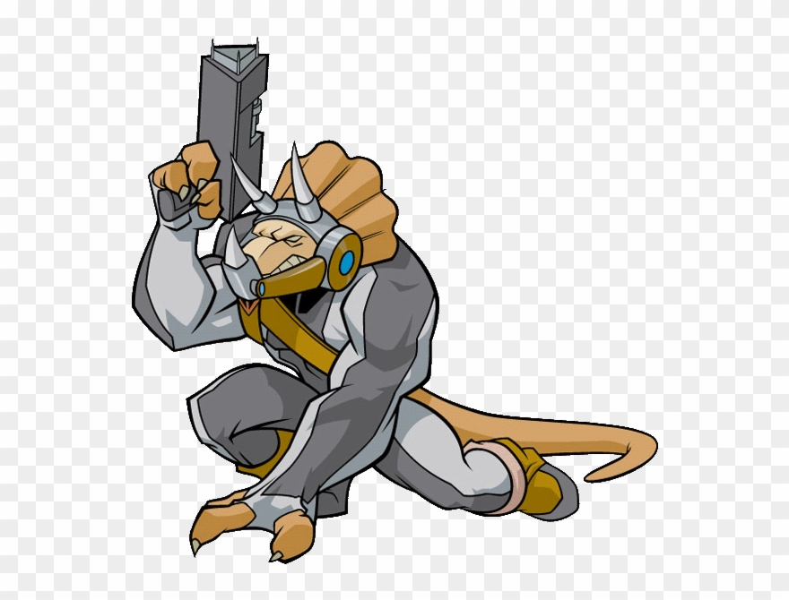 2003 Cartoon Series - Ninja Turtles Triceratons Clipart