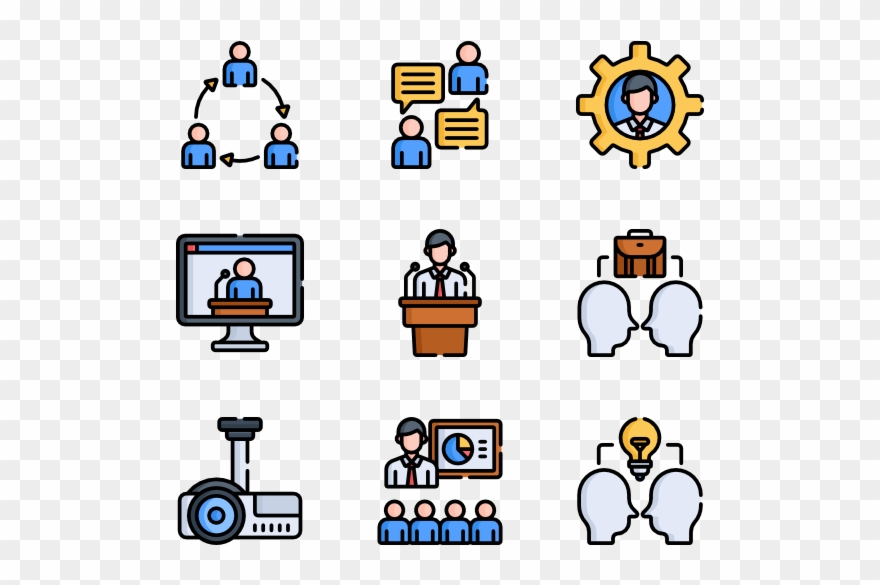 Business Meeting - Icon Clipart