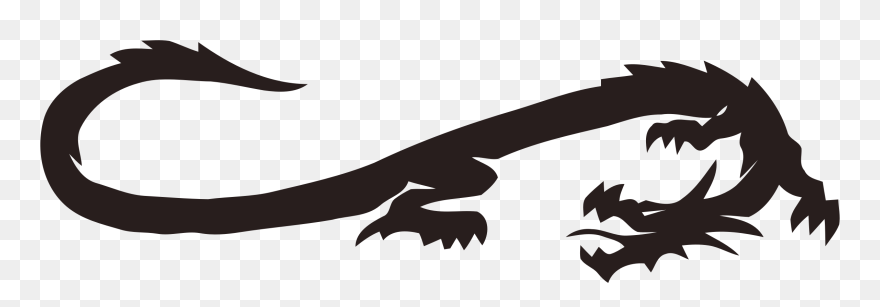 Dragon Computer Icons Black And White Abziehtattoo - Tribal Dragon Long Clipart