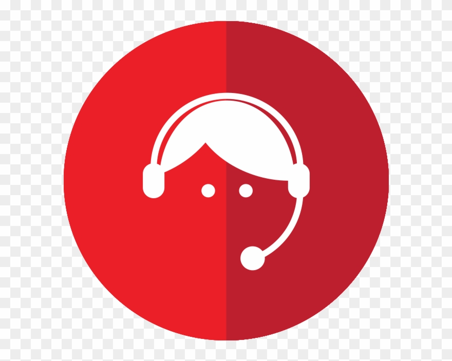Computer Support Icon Download - Help Desk Red Icon Clipart