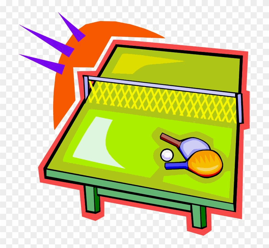 Png Free Download Free Tennis Clipart - Table Tennis Clip Art Transparent Png