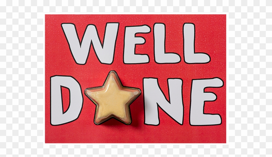 Well Done Blaster Card - Bath Bomb Clipart
