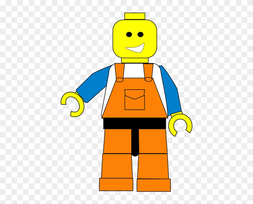 Lego Builder Cliparts 20, Buy Clip Art - T-shirt - Png Download