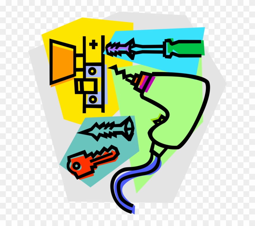 Tools With Handle Lock And Key Image Clipart