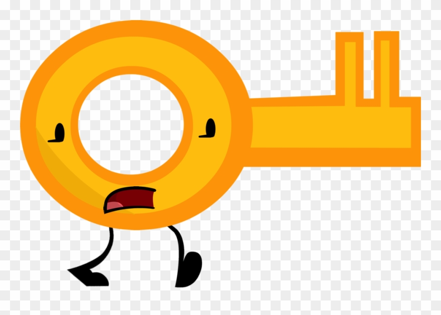 Key Clipart Yellow Object - Bfdi Key - Png Download