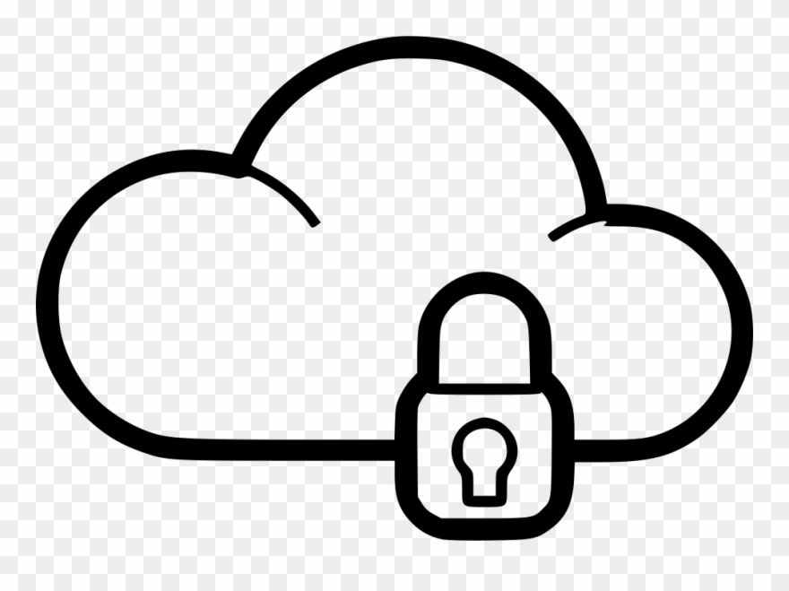 Cloud Lock On Comments - Icon Clipart