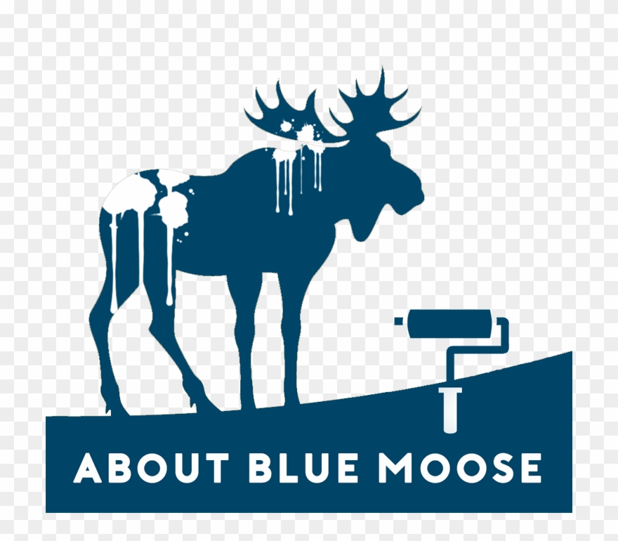 Baby Moose Silhouette - Retail Clipart