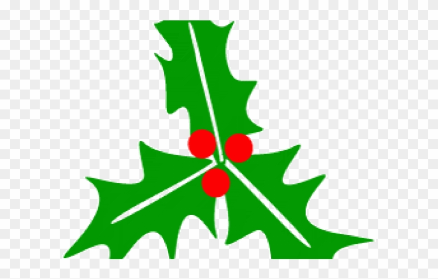 Holley Clipart December 2016 - Christmas Holly Clip Art - Png Download
