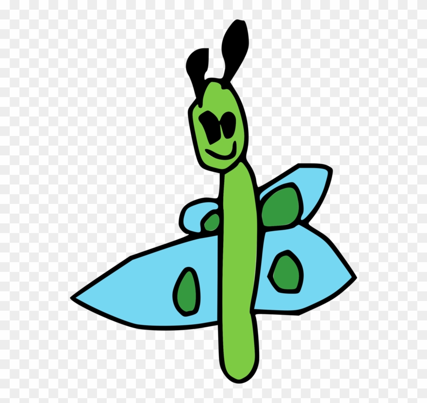 Leaf Green Animated Cartoon Line - Clip Art - Png Download