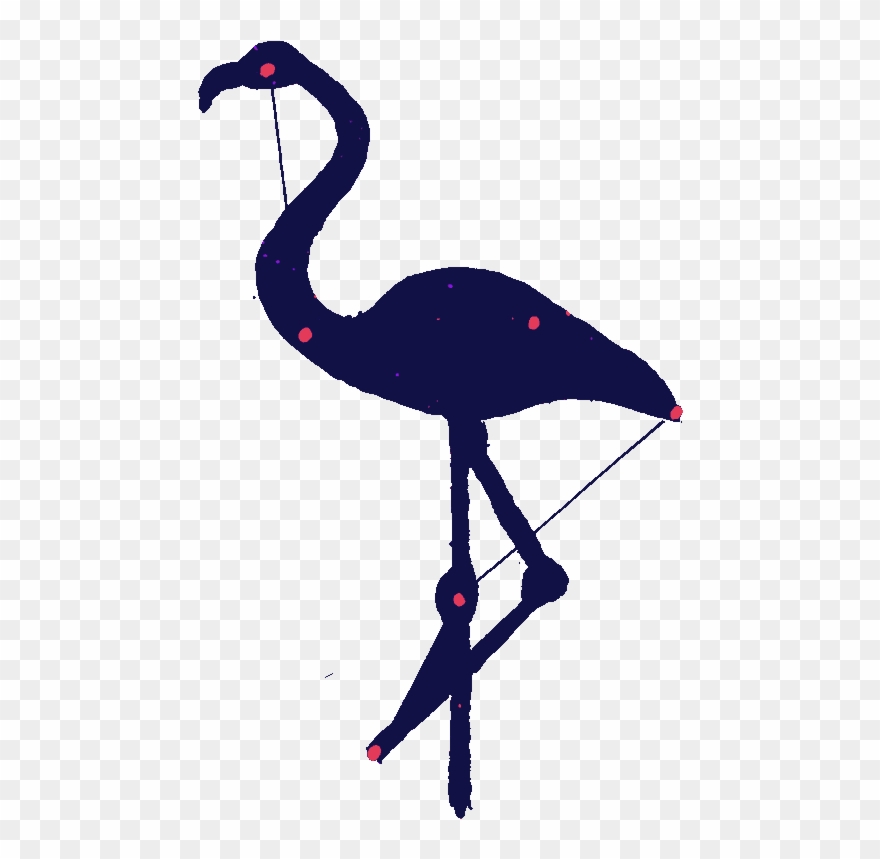 It Sells Three Cocktails The Pink Flamingo , The Espresso - Ciconiiformes Clipart