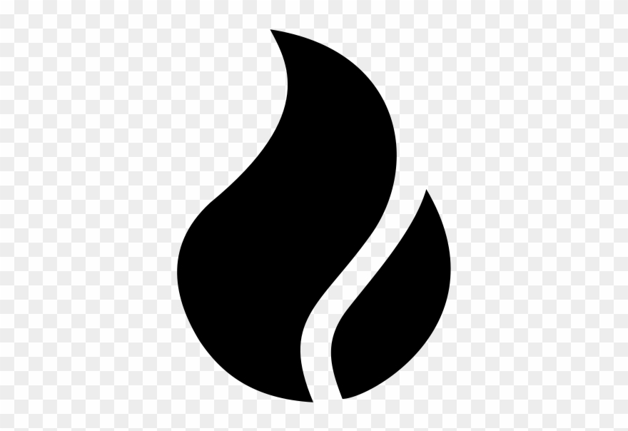 Fire Rubber Stamp - Crescent Clipart
