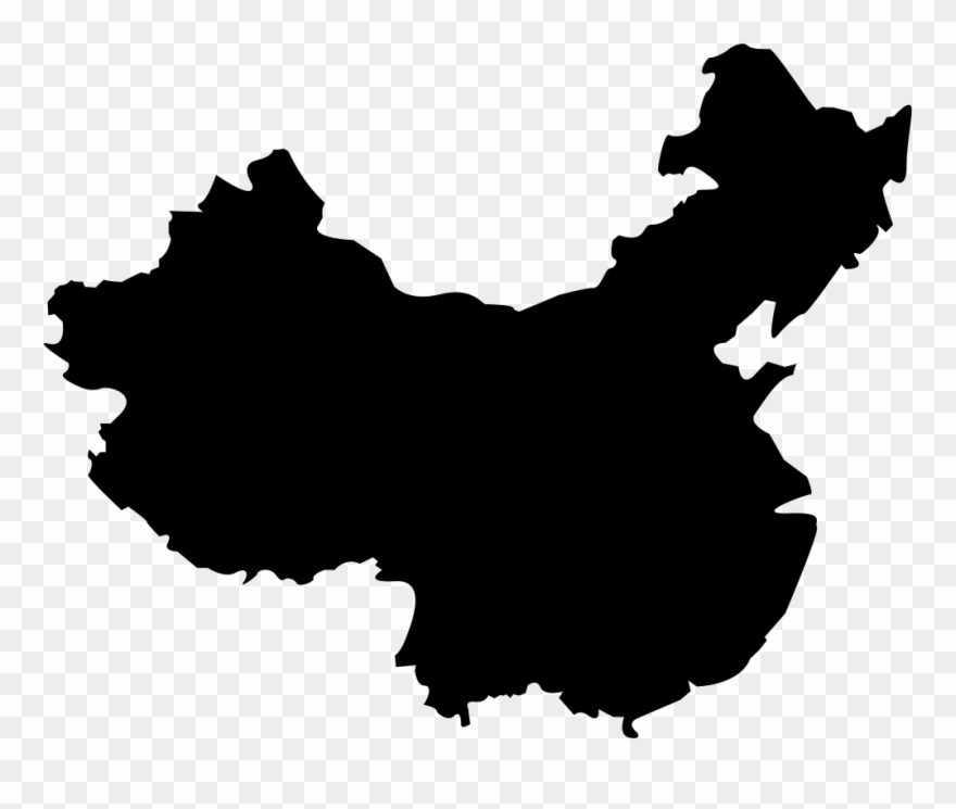 Clipart Map Lost Map - Map Of China - Png Download