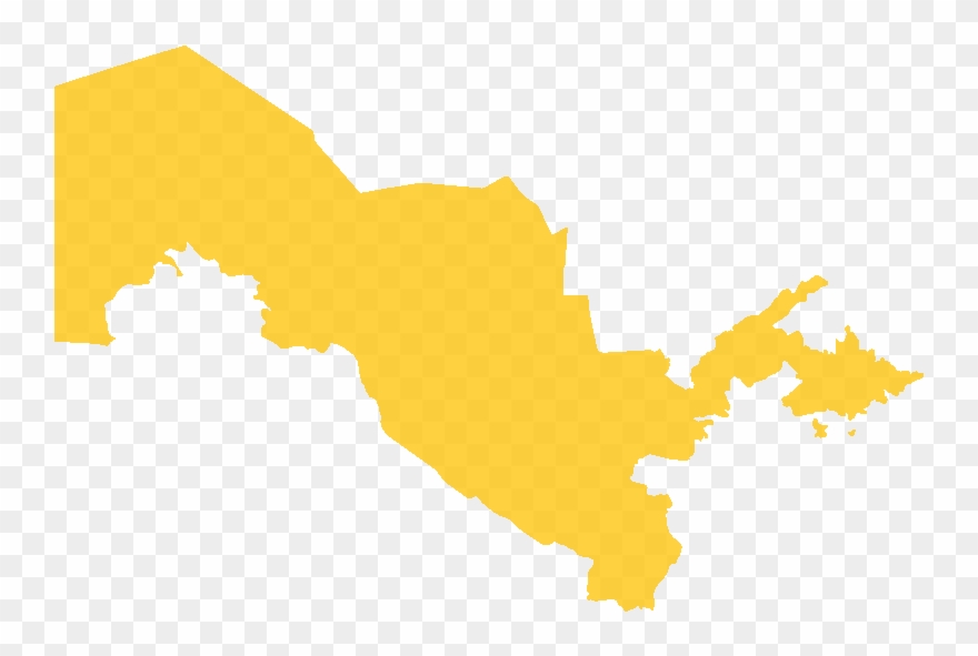 Uzbekistan Capital City Map Clipart