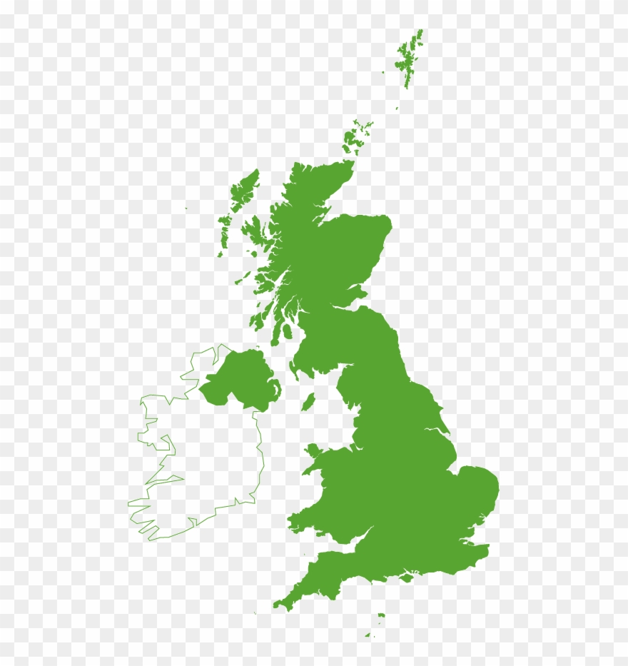 Great Britain Map Vector Clipart