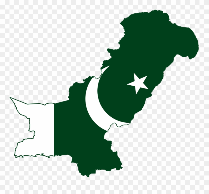 Pakistan Flag Png Picture - Pakistan Map Png Clipart