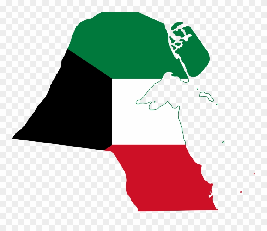 Open - Kuwait Flag Small Clipart