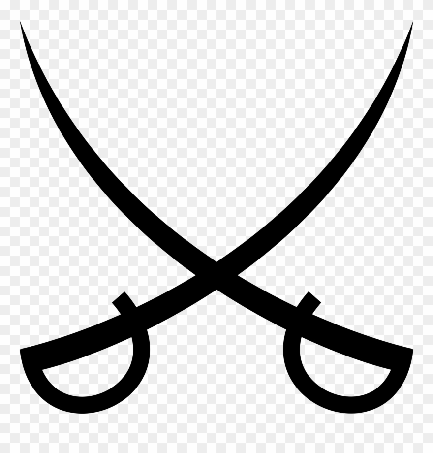 Open - Site Of Battle Map Symbol Clipart