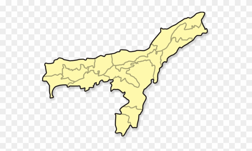 Assam - Assam Map Clipart - Png Download