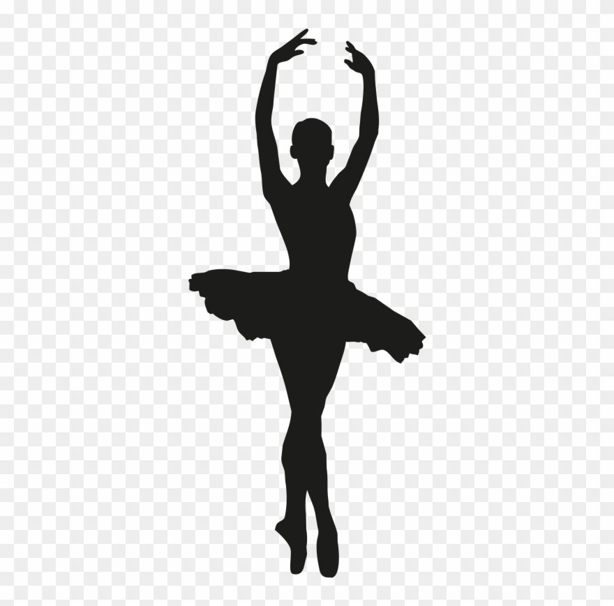 Download Silhouette Clipart Desktop Wallpaper Computer - Bailarina De Ballet Silueta - Png Download