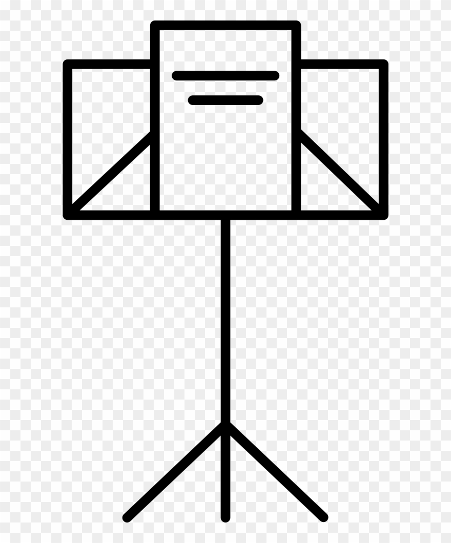 Png File - Music Stand Clipart