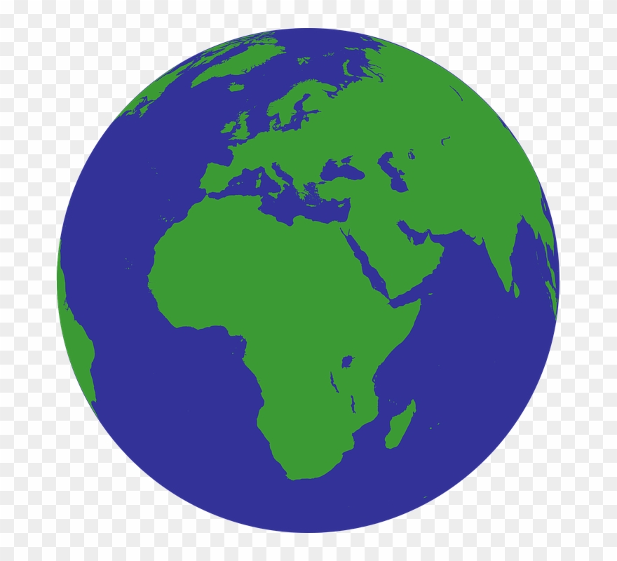 Cartoon Planet Earth 8, Buy Clip Art - Earth In Black And White - Png Download