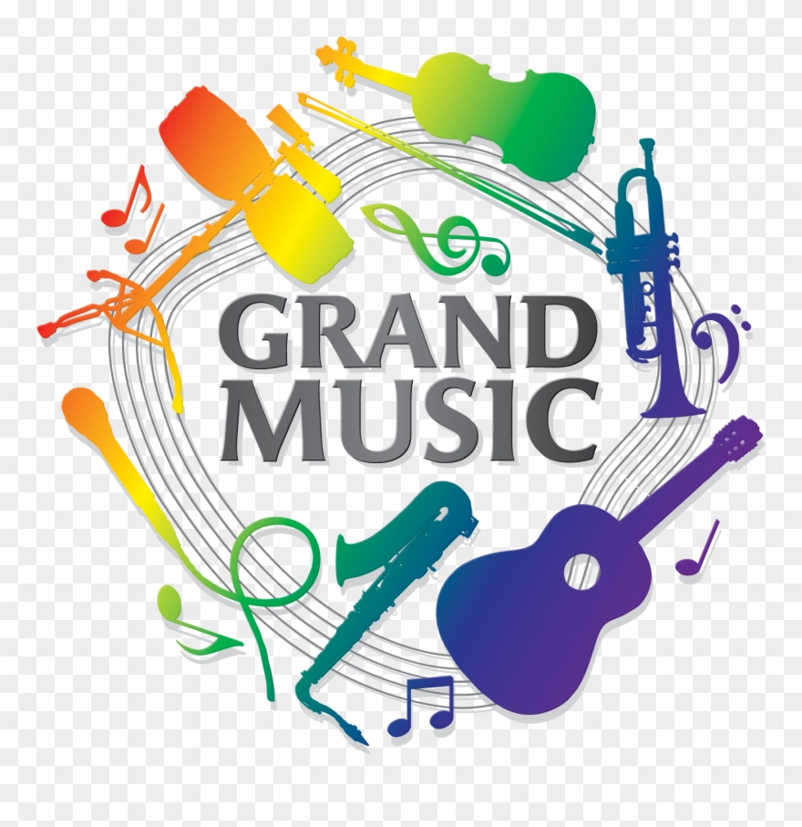 Grand Logo Png Musica Pinterest Menu Home - Music Clipart