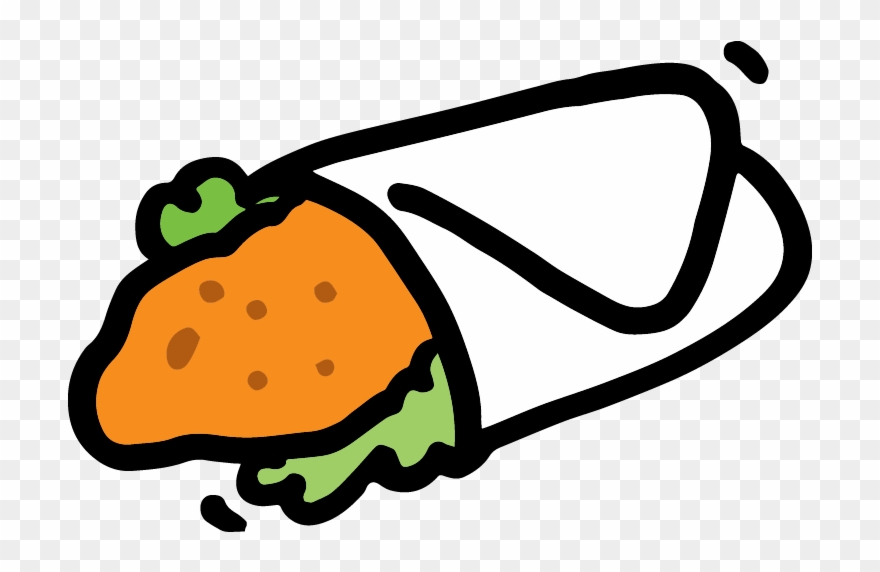 Cliparts Chicken Wrap - Wrap - Png Download
