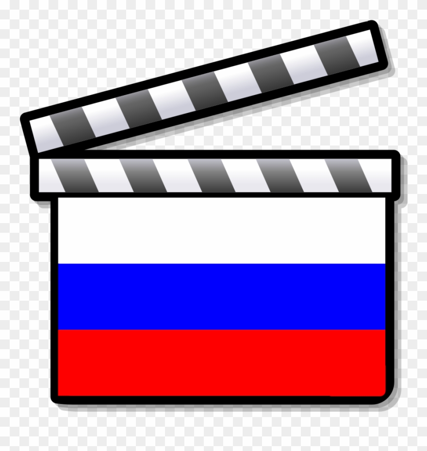 Russia Film Clapperboard - New Zealand Cinema Clipart