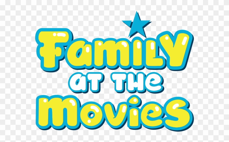 Family At The Movies - Film Clipart