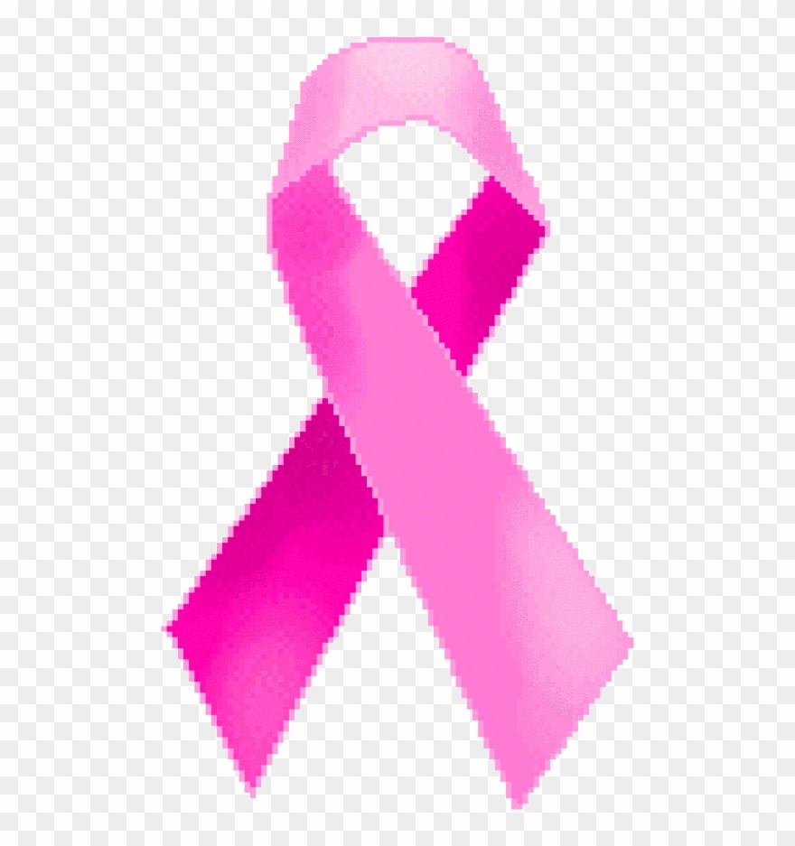 Pink Ribbon Free Clipart - Pink Ribbon Cancer Gif - Png Download