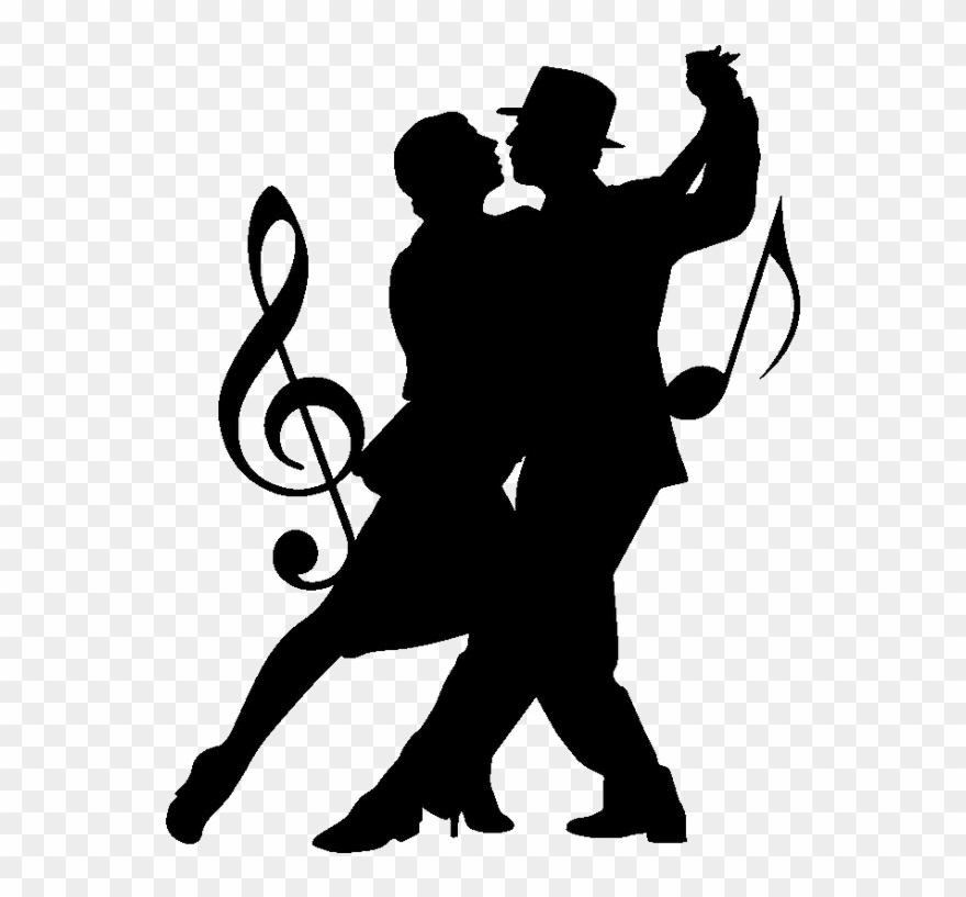 Rendez-vous À La Casquette Le Samedi 25 Mars À 19h30 - Silhouette Couple De Danseur Clipart
