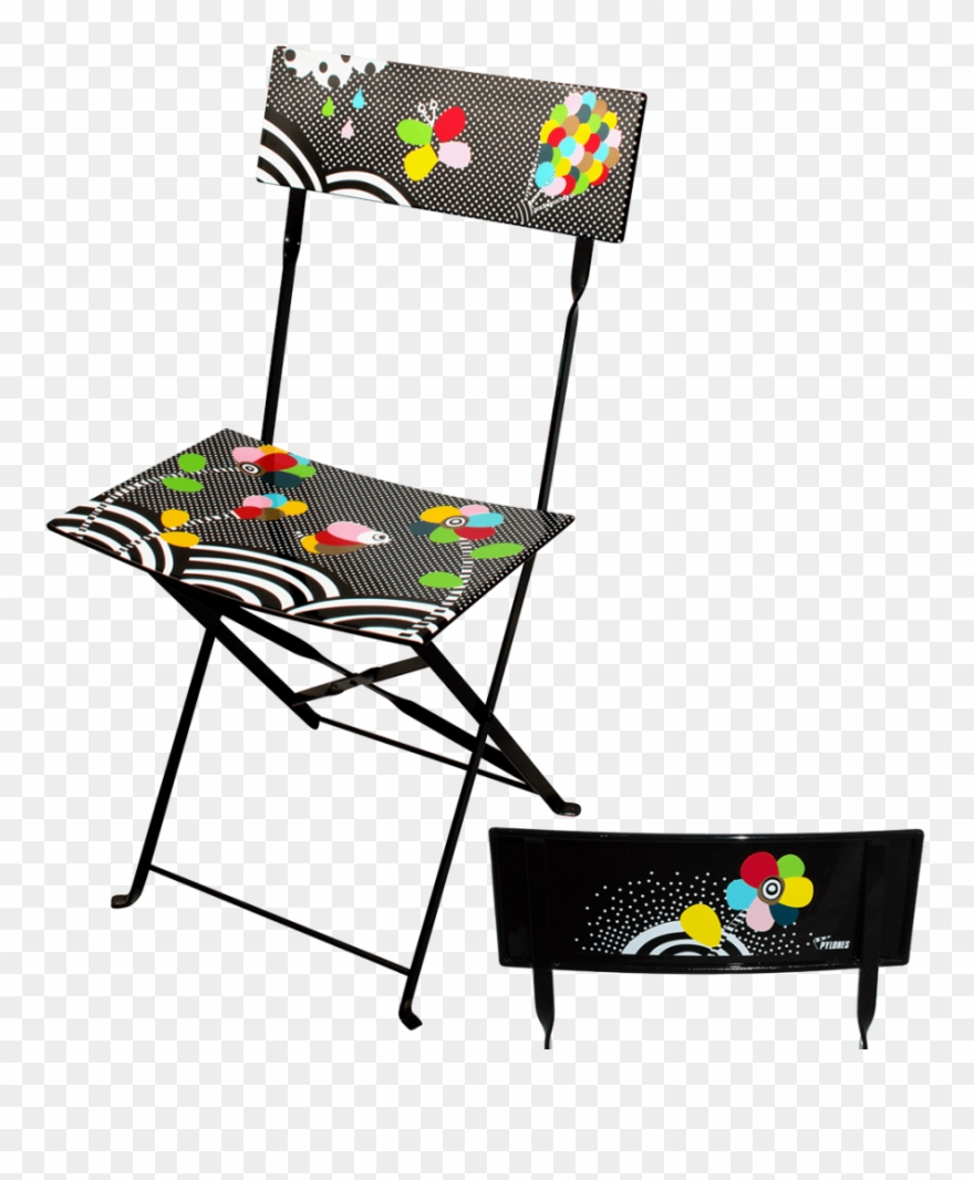 Image Not Found Or Type Unknown - Lot 2 Chaises De Jardin Pliantes Noir Mat Clipart