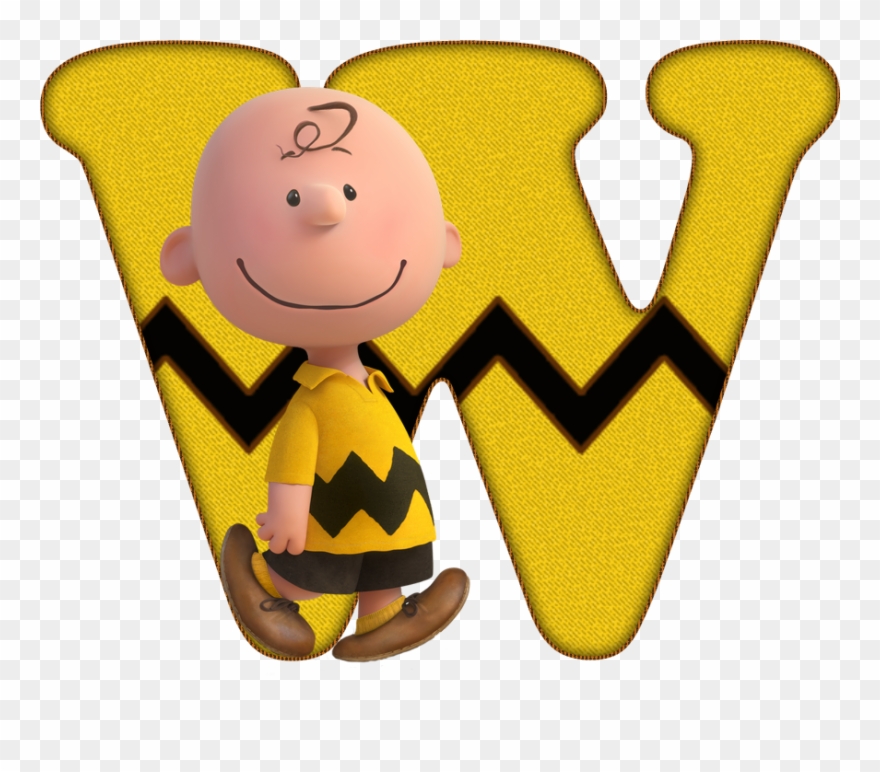 *✿**✿*w*✿**✿* - Charlie Brown Letter W Clipart