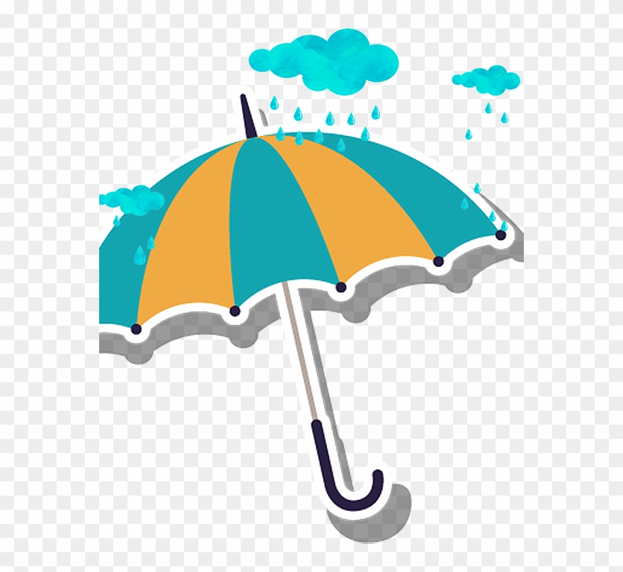 Rain Transprent Png Free - Umbrella Cartoon Images Png Clipart
