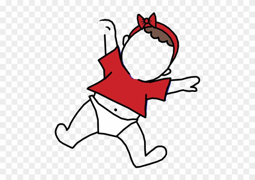 International Umbrella Baby Adoption Thank You Note Clipart